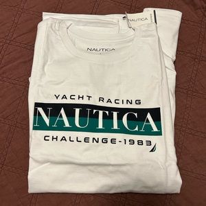 Nautica white tshirt